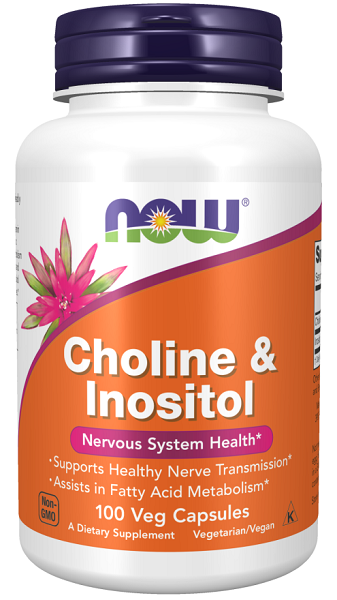 Now Foods Choline & Inositol 250/250 mg 100 capsules.
