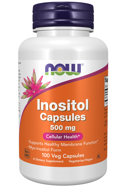 Now Foods Inositol 500 mg 100 Vegetable Capsules.