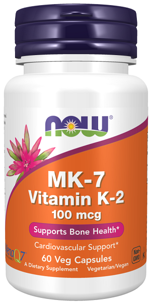 Vitamin K-2 MK-7 100 mcg 60 vege capsules - front 2