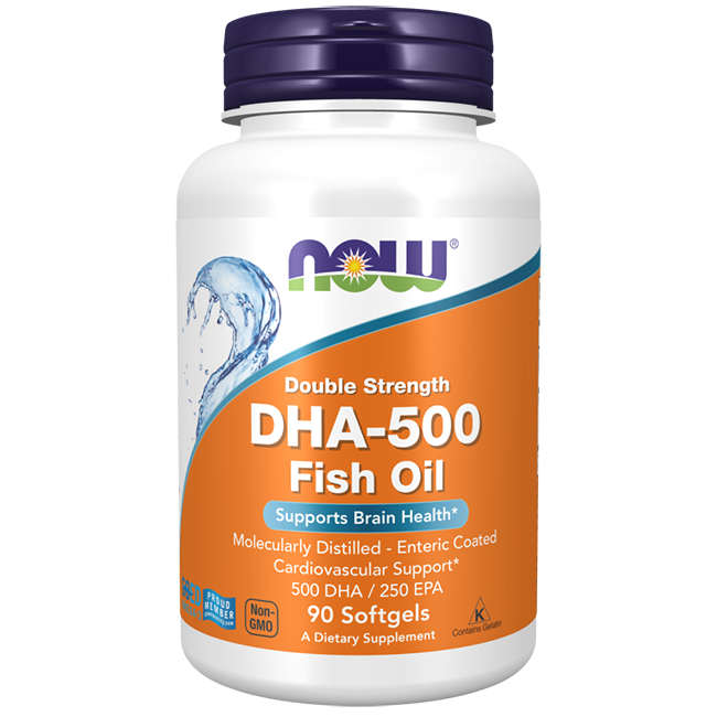 DHA-500 mg Fish Oil 90 Softgels