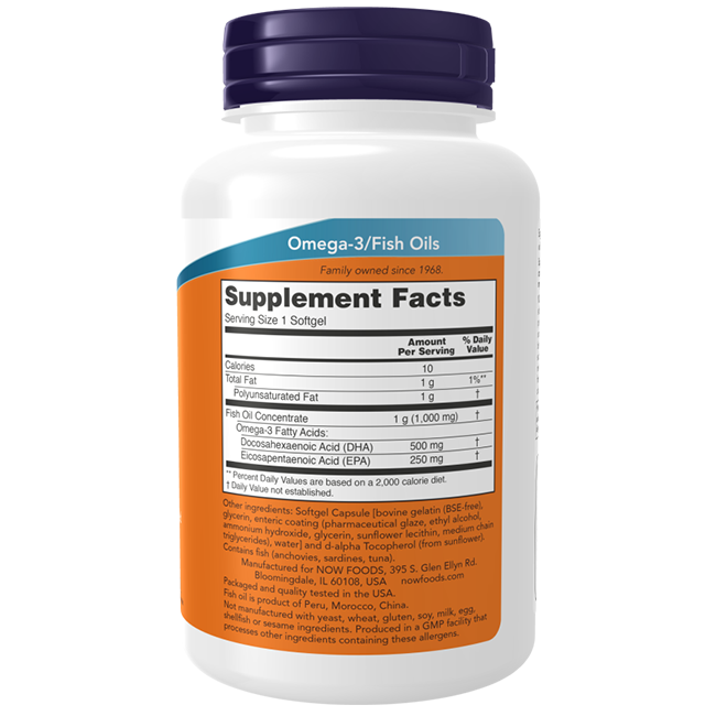 DHA-500 mg Fish Oil 90 Softgels