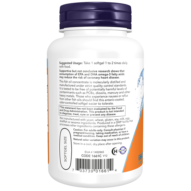 Ultra Omega-3 Fish Oil (500 EPA / 250 DHA) 90 Softgels