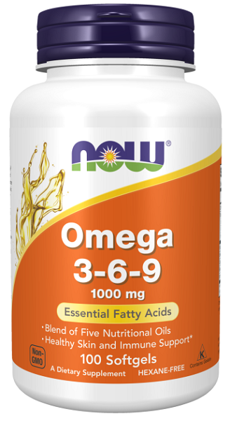 Now Foods Omega 3-6-9 100 softgel is a supplement rich in essential fatty acids that provide numerous benefits to the cardiovascular system. With its anti-inflammatory properties, it helps combat atherosclerosis.