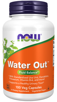 Thumbnail for Maintaining fluid balance in the body is essential for proper functioning of the cardiovascular system and urinary tract. Introducing Water Out 100 vege capsules, brought to you by Now Foods.