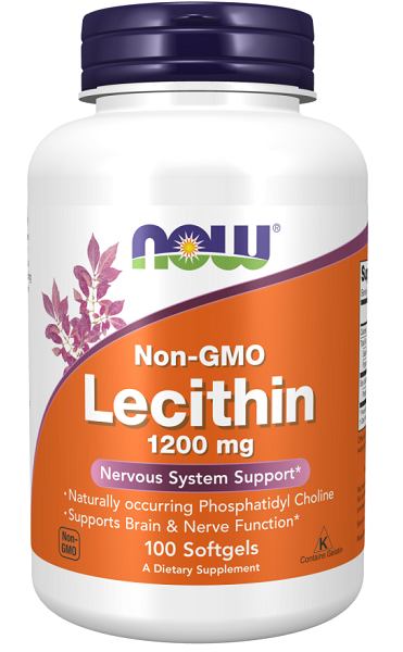 Lecithin 1200 mg 100 softgel - front 2