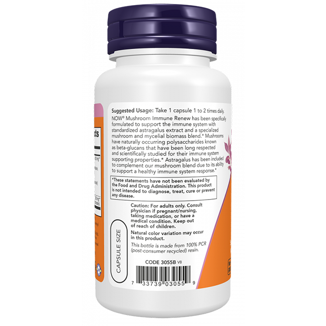 Mushroom Immune Renew 90 Veg Capsules
