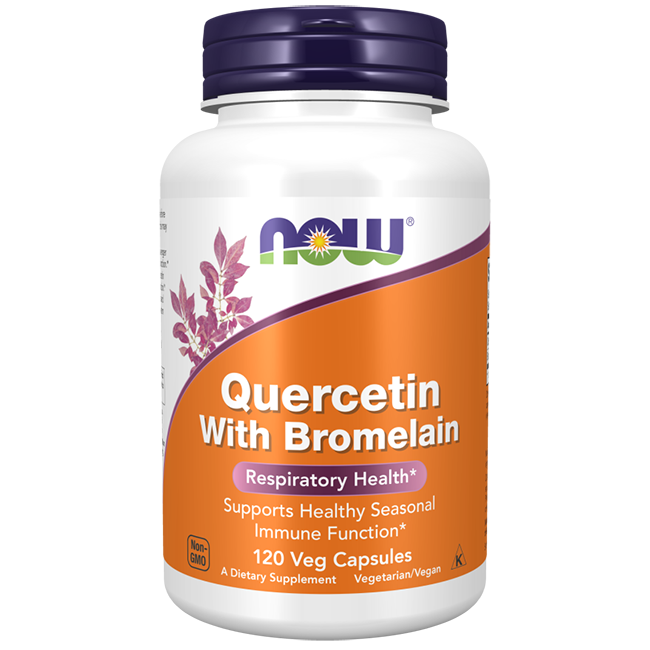 Quercetina com Bromelaína 120 cápsulas vegetais