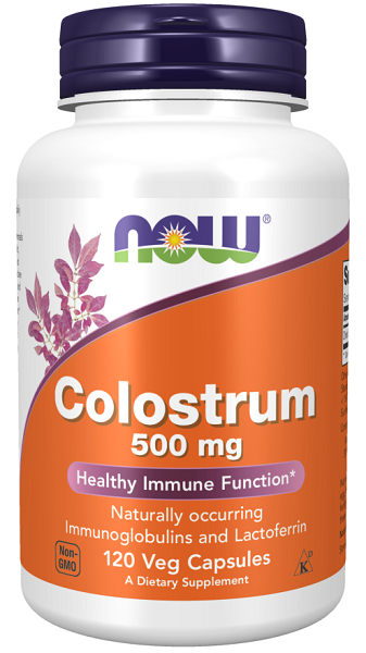 Now Foods Colostrum 500 mg 120 vege capsules.
