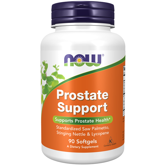 NOW Foods Prostate Support 90 Softgels offers enhanced prostate health with ingredients such as saw palmetto, stinging nettle, and lycopene. Carefully crafted to support urinary tract function, this product is enriched with sabal palm extract.