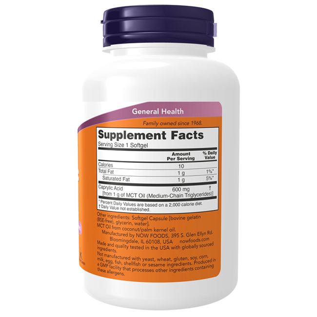 Caprylzuur 600 mg 100 softgels