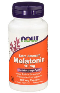 Thumbnail for Now Foods Melatonin 10 mg 100 vege capsules.