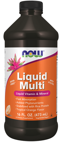 Thumbnail for Now foods liquid multi vitamin & mineral.