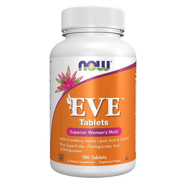 EVE Multivitaminas y Minerales para Mujeres 180 tabletas vegetales