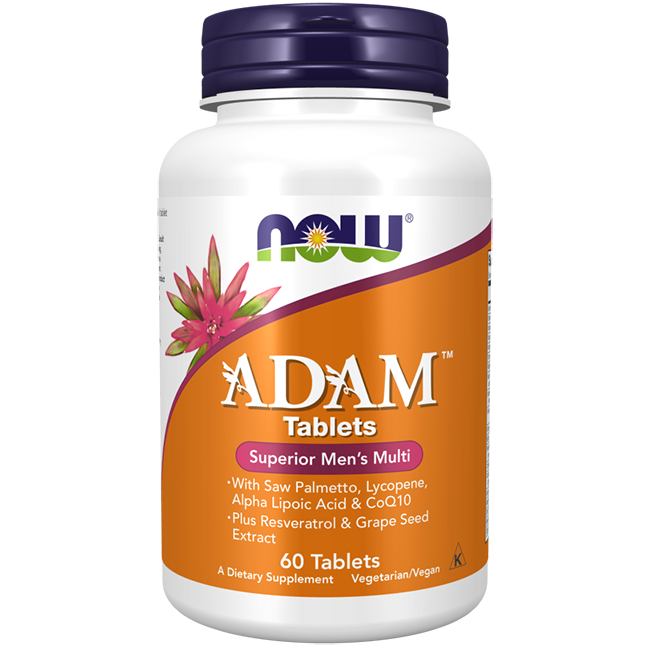 ADAM Multivitamines et Minéraux pour Homme 60 comprimés végétaux
