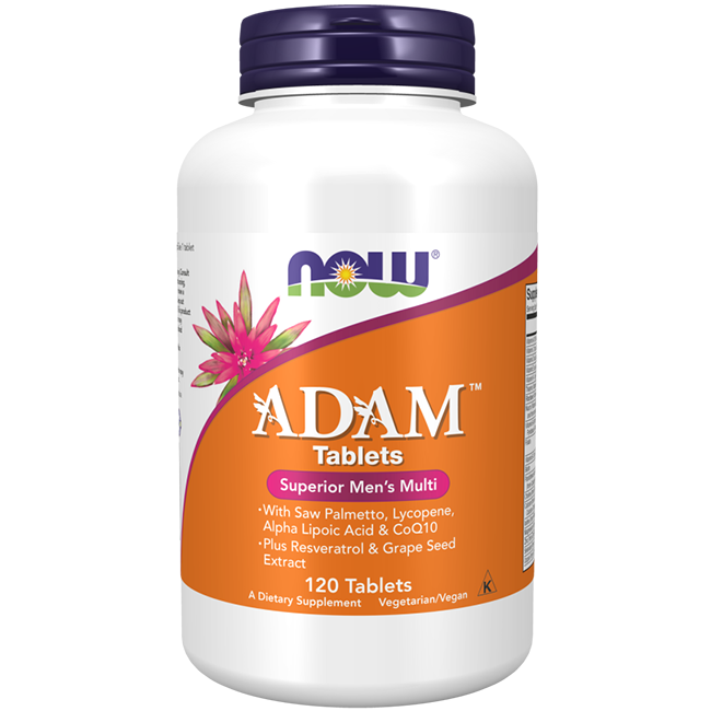 ADAM Multivitaminas y Minerales para Hombre 120 tabletas vegetales