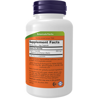 Thumbnail for NOW Foods Cascara Sagrada 450 mg, 250 Veg Capsules, supports digestive health as a natural laxative. Comes in a white bottle with orange and green label, from the Botanical/Herbs line.