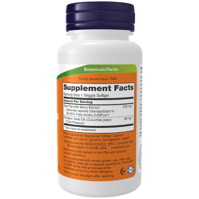 Saw Palmetto Extract 320 mg 90 Veggie Softgels