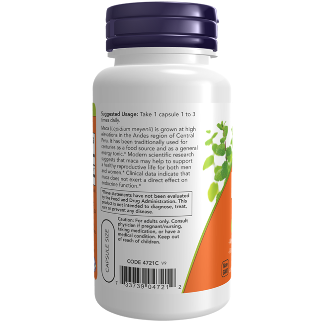Maca 500 mg 250 Veg Capsules