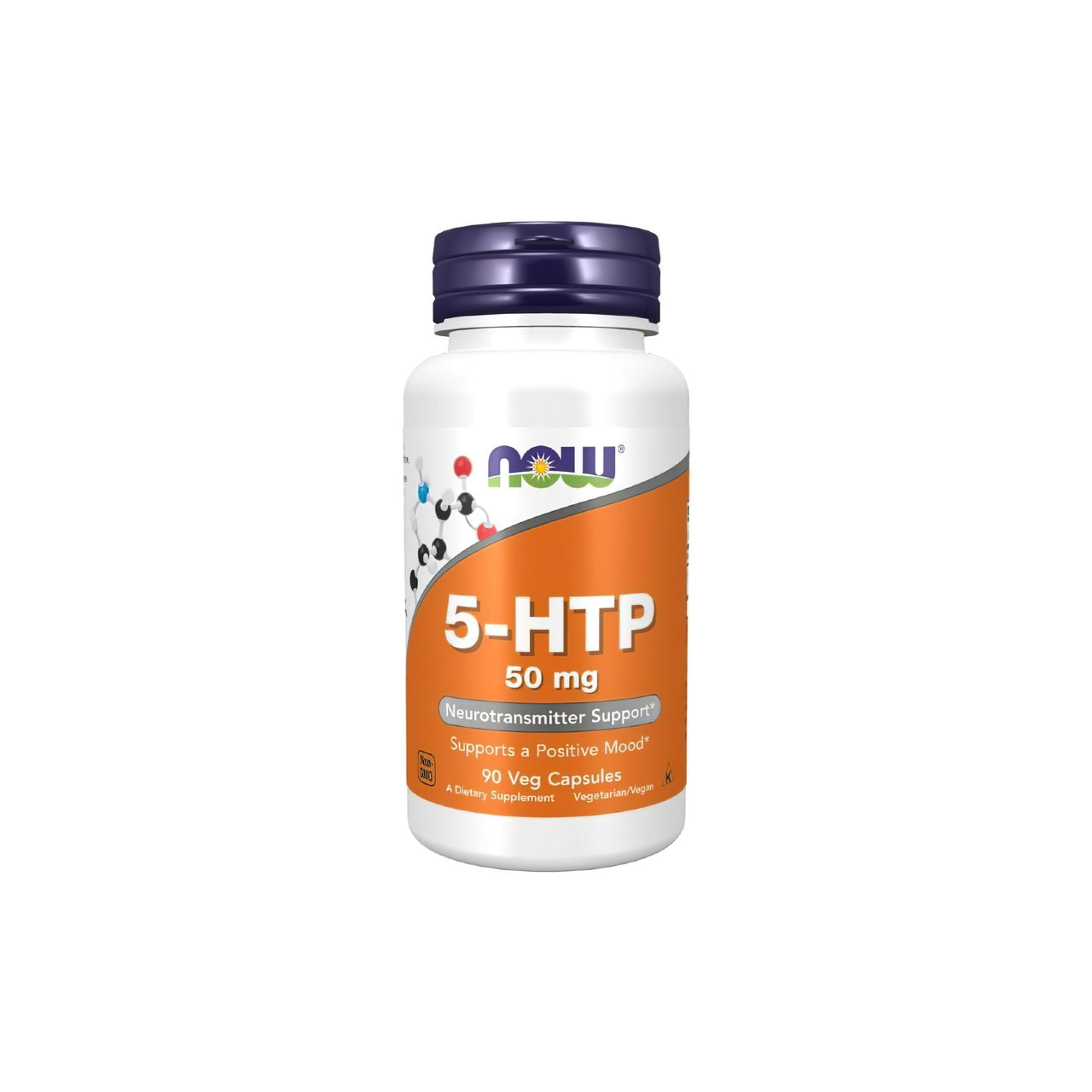 5-HTP 50 mg 90 Vegetable Capsules - front