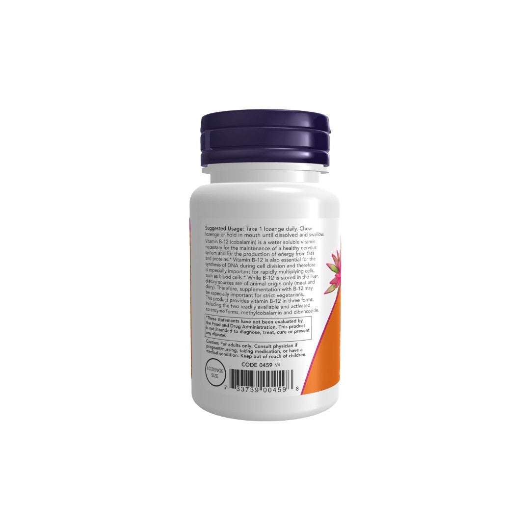 Vitamin B-12 2000 mcg 100 Lozenges - back