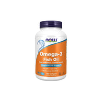 Thumbnail for Omega-3, 180 Molecularly Distilled & Enteric Coated Softgels - FRONT