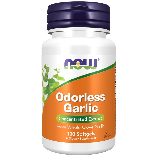 Odorless Garlic 100 Softgels - front 