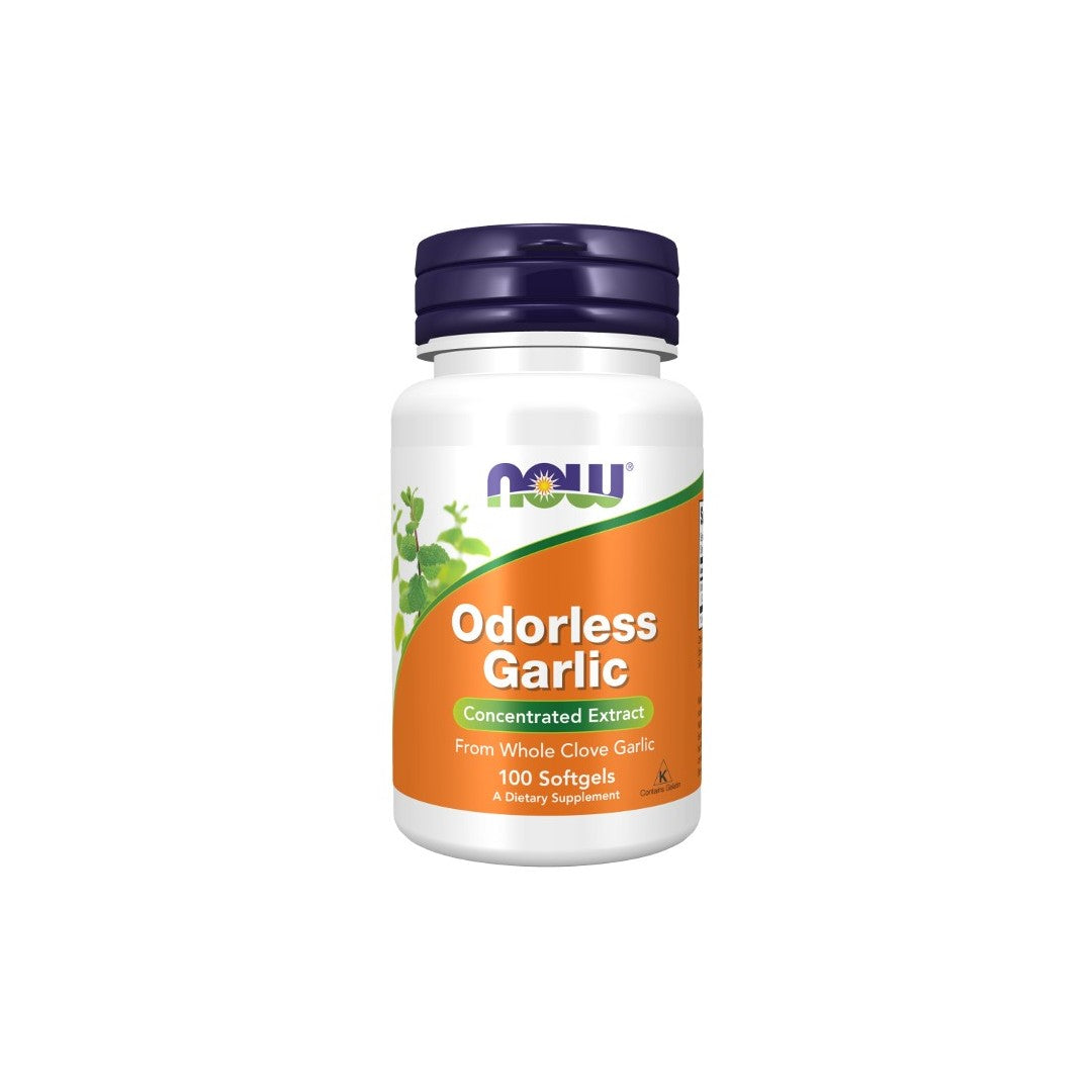 Odorless Garlic 100 Softgels - front