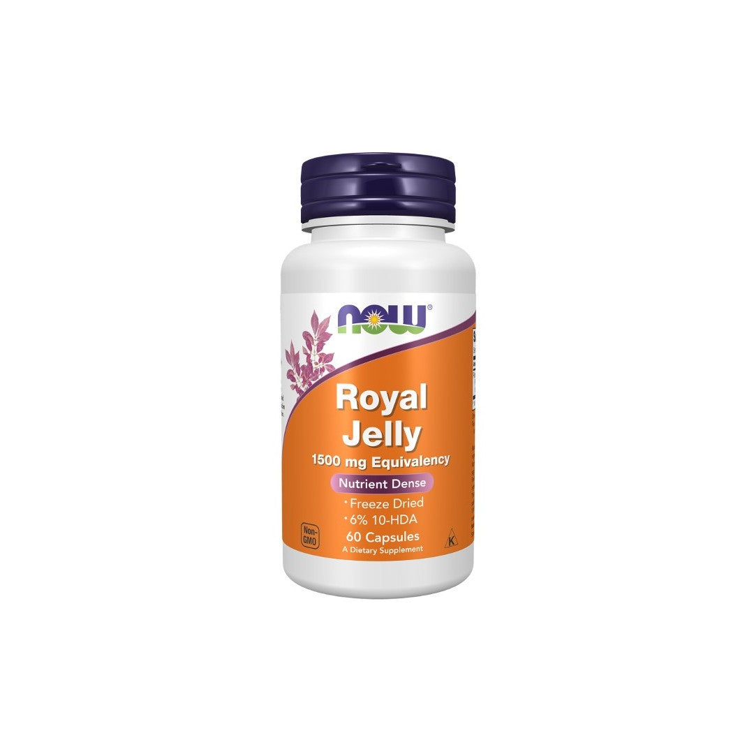 Royal Jelly 1500 mg 60 Capsules - front