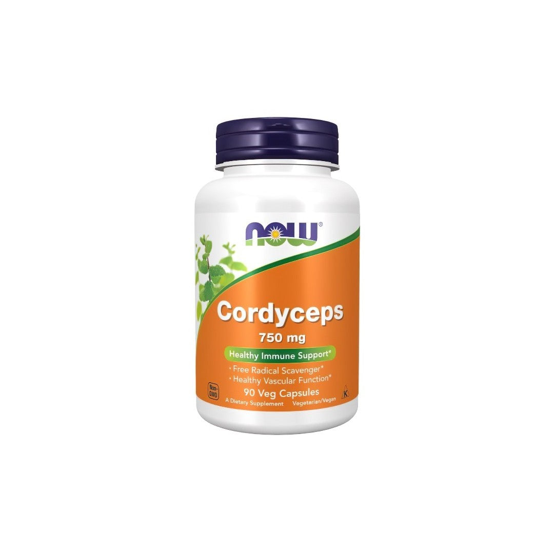 Cordyceps 750 mg 90 Veg Capsules - front