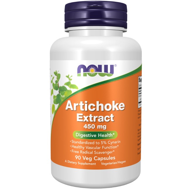 Artichoke Extract 450 mg 90 Veg Capsules - front