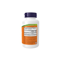 Thumbnail for A white bottle of Now Foods Slippery Elm 400 mg 100 Veg Capsules with an orange and green label displaying nutritional information for gastrointestinal health.
