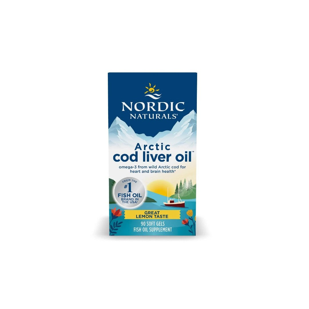 Arctic Cod Liver Oil 90 Soft Gels - Great Lemon Taste