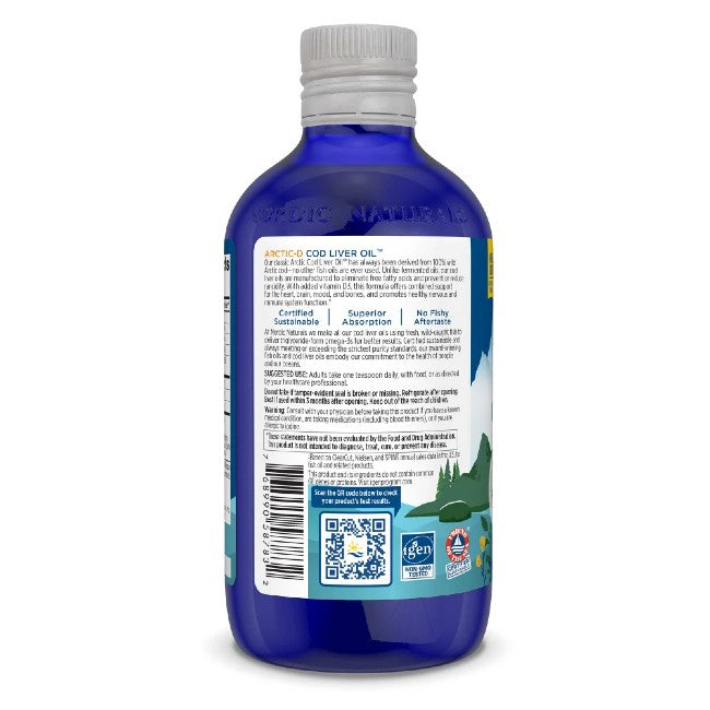 Arctic-D Cod Liver Oil 237 ml - Great Lemon Taste