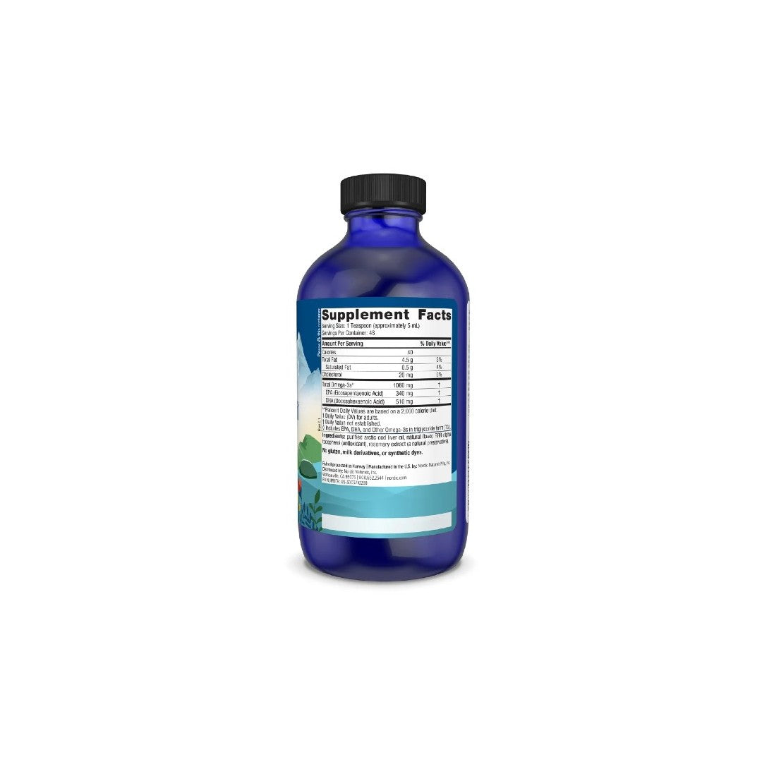 Arctic Cod Liver Oil 8 fl oz (237 ml) Orange Taste – Auroxhealth