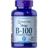 Thumbnail for Mega B-100 (B-Complex Vitamin) 100 Capsules