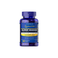 Thumbnail for Super Snooze with Melatonin 100 Rapid Release Capsules - front