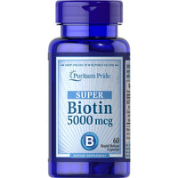Thumbnail for Biotine 5000 mcg 60 Capsules