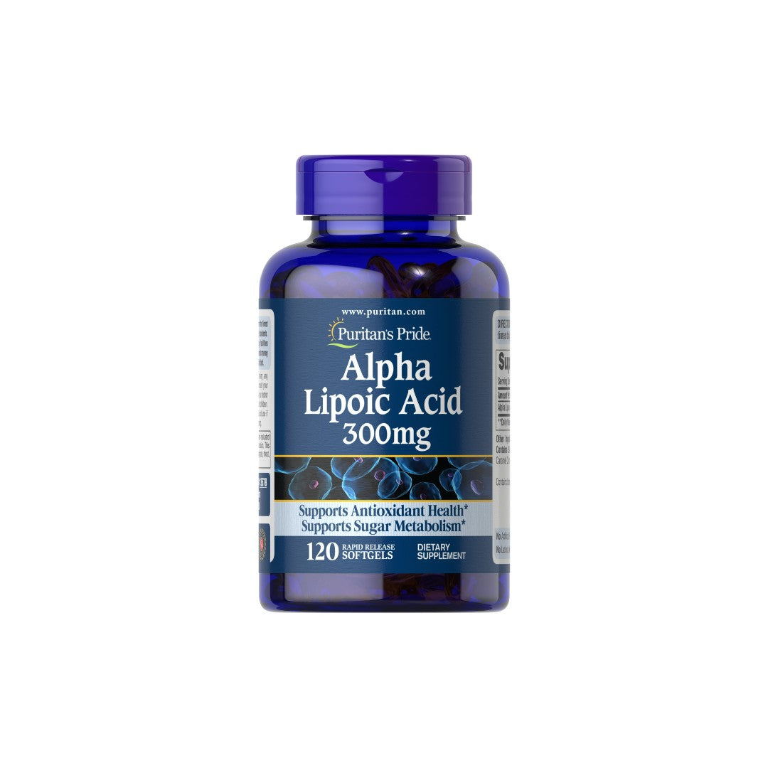 Alpha Lipoic Acid 300 mg 120 Rapid Release Softgels