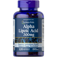 Thumbnail for Alpha Lipoic Acid 300 mg 120 Rapid Release Softgels