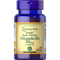 Thumbnail for Vitamin D3 2000 IU 100 Rapid Release Liquid Softgels