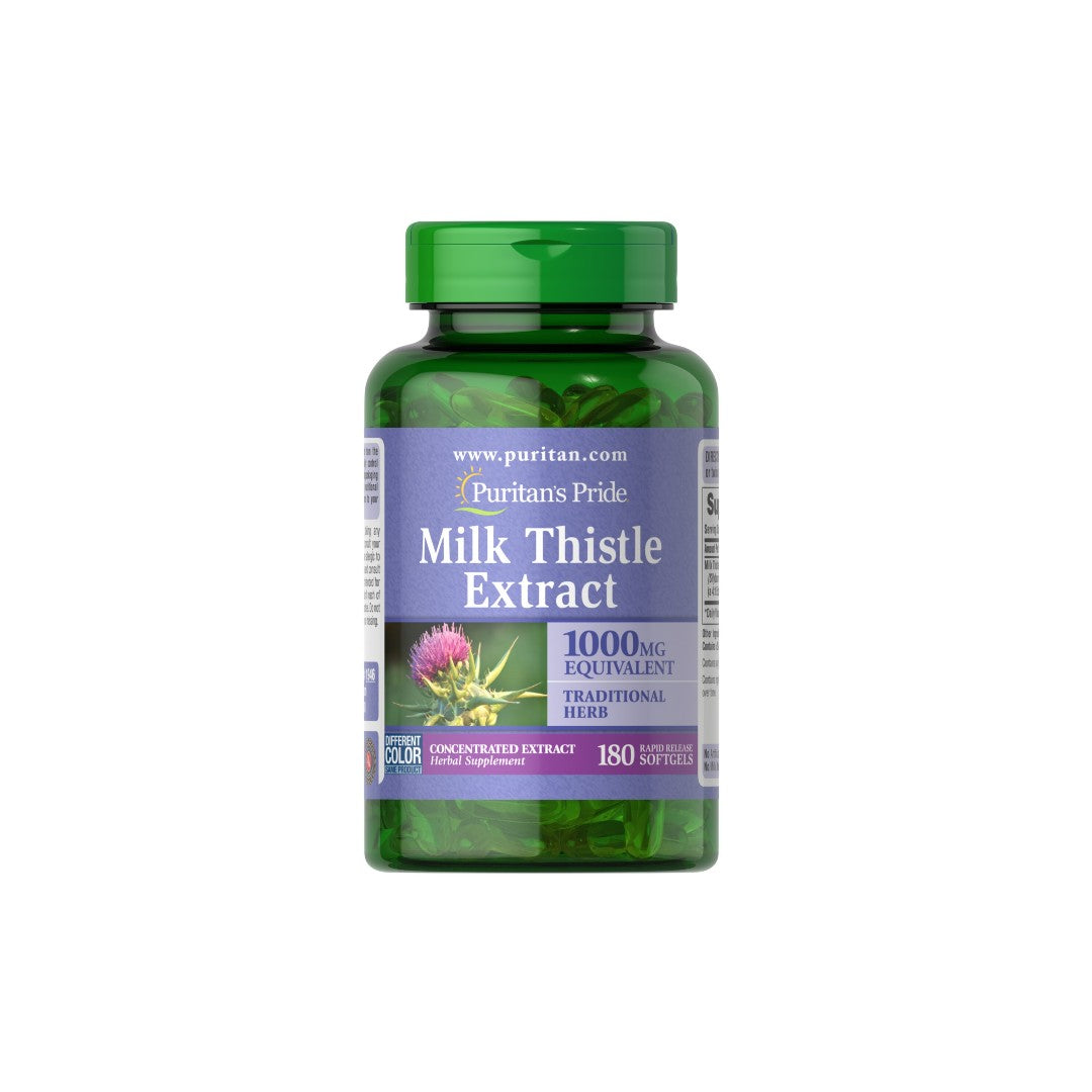 Milk Thistle Extract 250 mg 180 Rapid Release Softgels