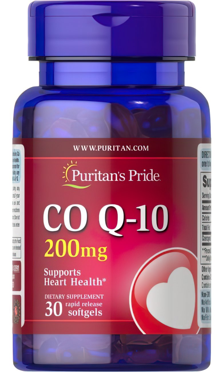 Q-SORB™ Co Q-10 200 mg 30 rapid release softgels - front 2