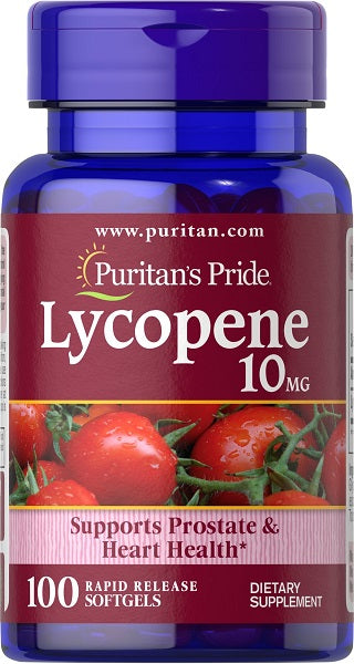 Puritan's Pride Lycopene 10 mg 100 sgels.