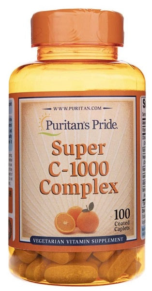 Vitamin C-1000 Complex 100 coated caplets - front 2
