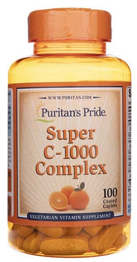 Thumbnail for Vitamin C-1000 Complex 100 coated caplets - front 2