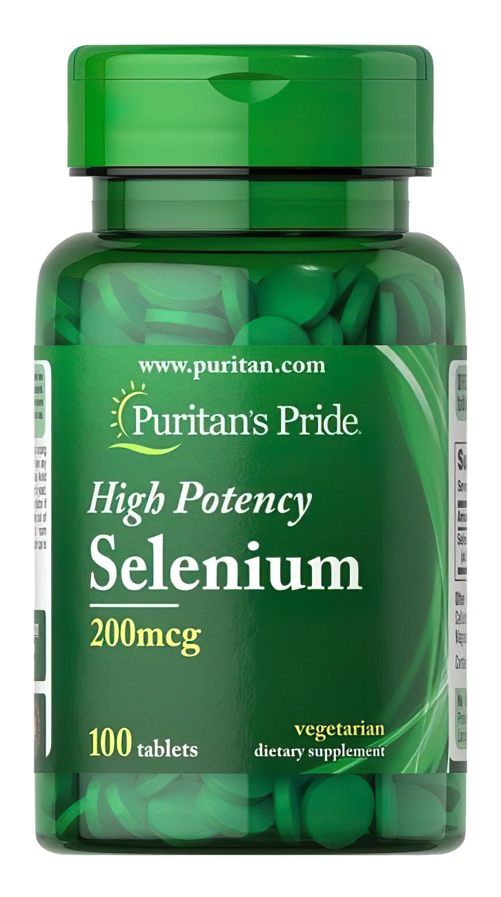 Selenium 200 mcg 100 tablets - front 2