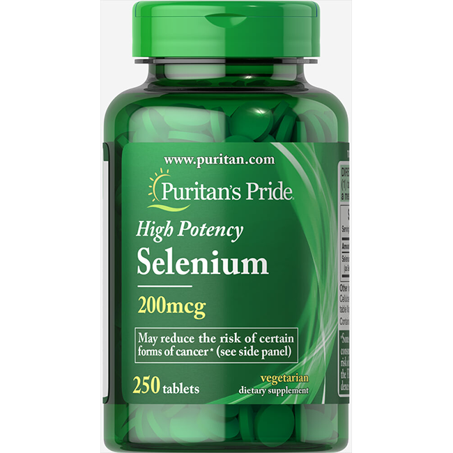 Selenio 200 mcg 250 tabletas