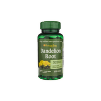 Thumbnail for A bottle of Puritan's Pride Dandelion Root - 520 mg 100 caps.