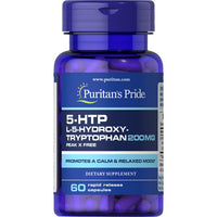 Thumbnail for 5-HTP (hydroxytryptophan) 200 mg 60 Rapid Release Capsules