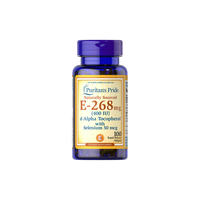 Thumbnail for Vitamin E (d-Alpha Tocopherol) 400 IU & Selenium 50 mcg 100 Rapid Release Softgels